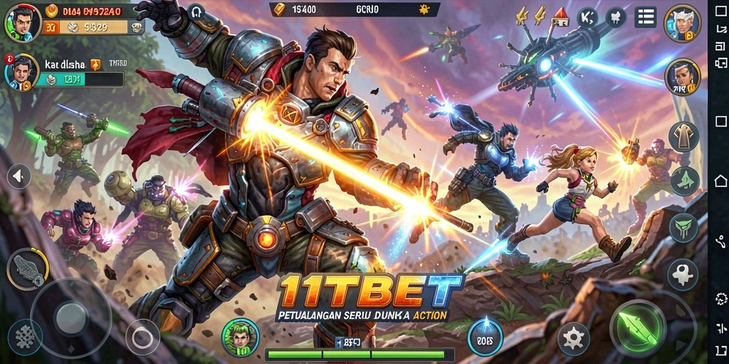Tampilan gameplay seru dan menegangkan dalam 11TBET.