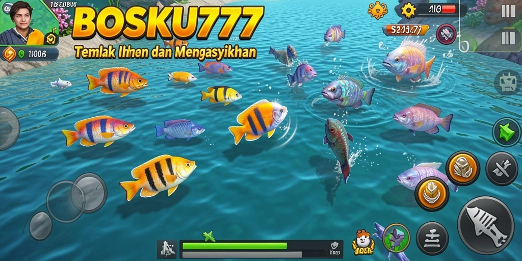 Gameplay seru BOSKU777 dengan tembak ikan yang beragam.