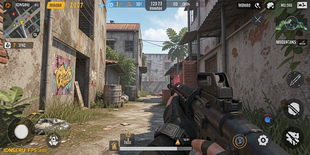 Gameplay menarik IDNSERU dengan aksi menembak yang mendebarkan.