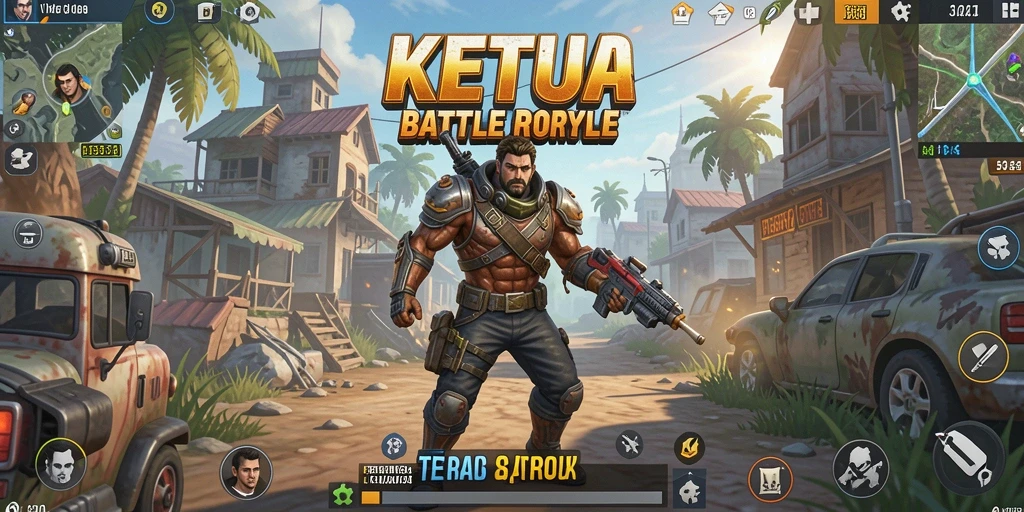 Menampilkan aksi seru di battlefield KETUA yang mendebarkan.