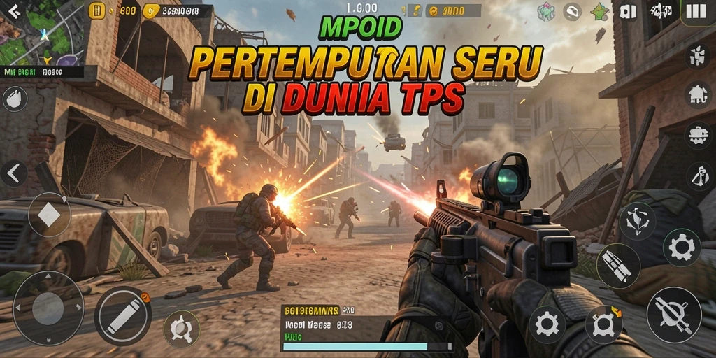 Gameplay seru di MPOID dengan aksi tembak-menembak yang mendebarkan.