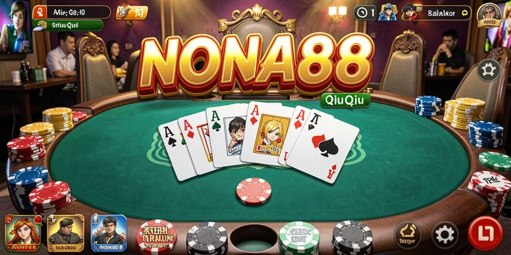 Gameplay QiuQiu yang mendebarkan di NONA88.