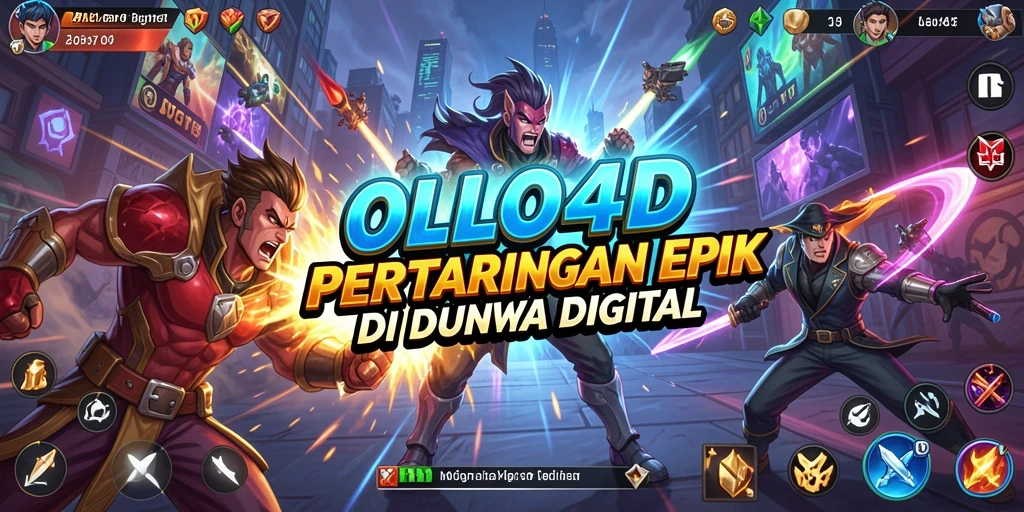 Gameplay OLLO4D dengan pertarungan yang seru dan karakter menarik.