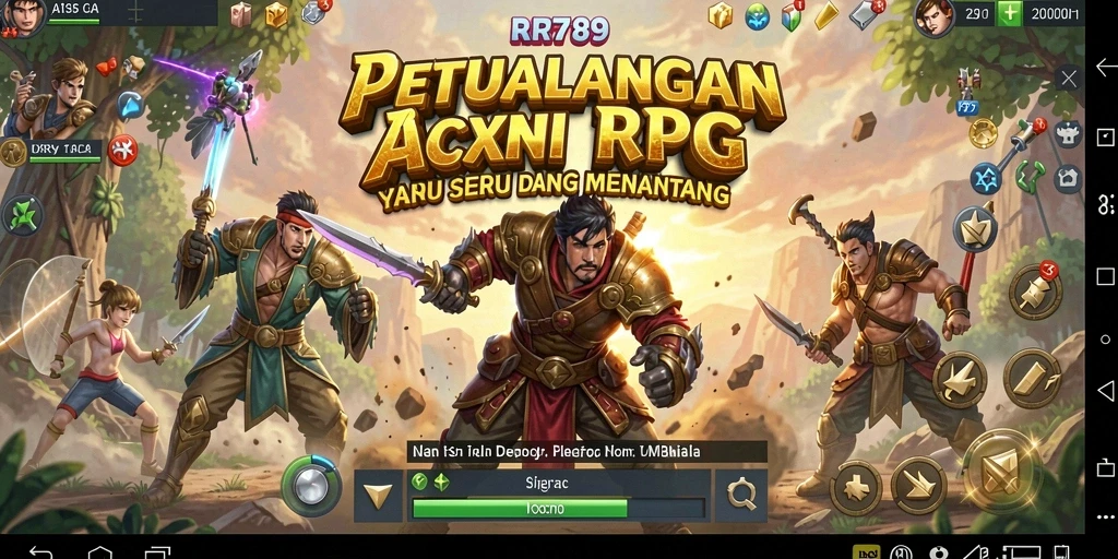 Tampilan utama gameplay <strong>RR789</strong> yang penuh aksi dan petualangan.