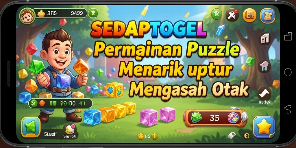 Gameplay SEDAPTOGEL yang menantang dan menyenangkan.