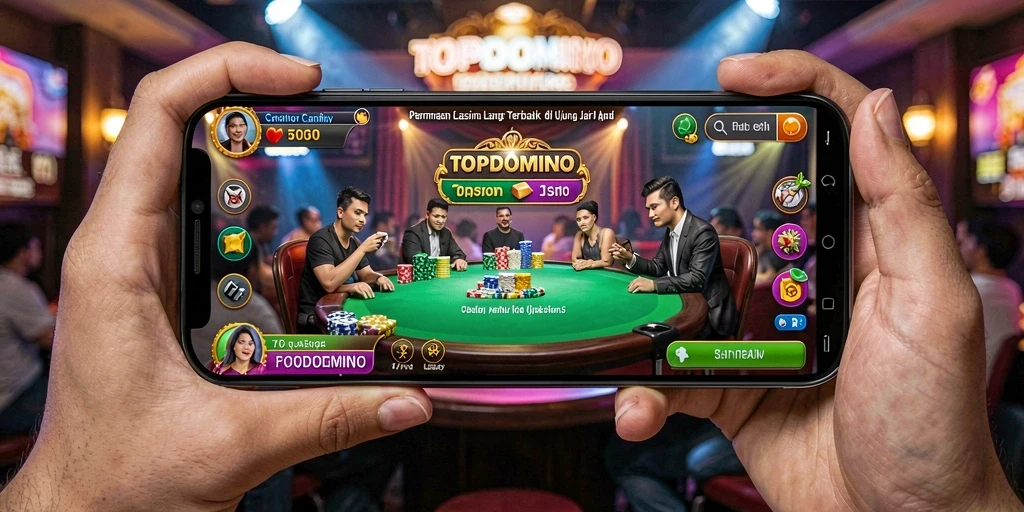 Tampilan gameplay Live Casino yang menarik dan interaktif di TOPDOMINO.