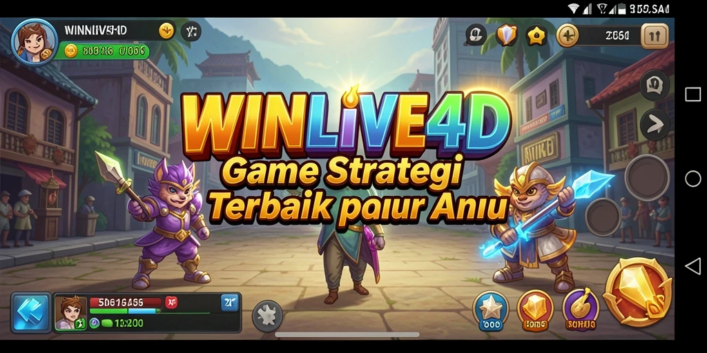 Tampilan gameplay menarik dari WINLIVE4D dengan strategi mendalam.